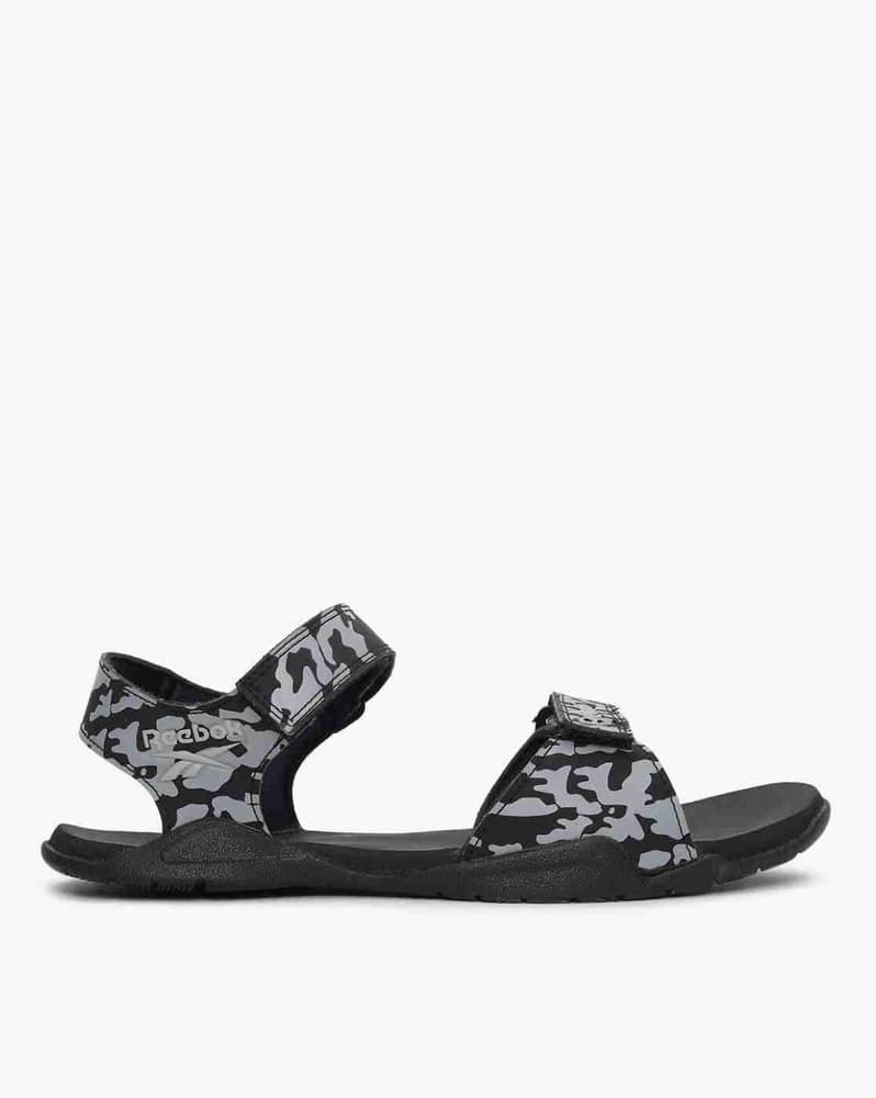 Camouflage Milo Sandals with Brand Print
